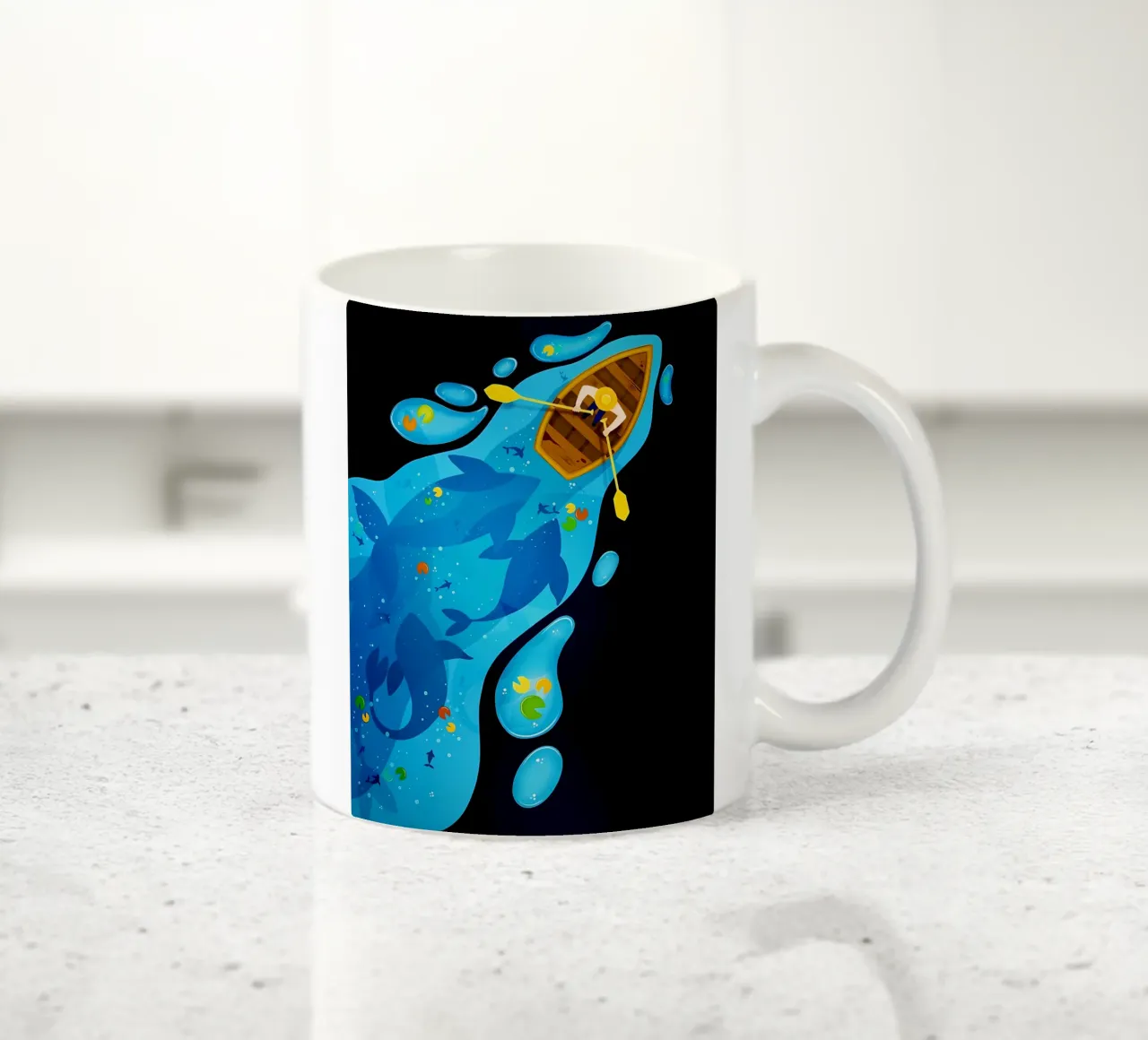 paesaggio tazza in ceramica da khoaimi