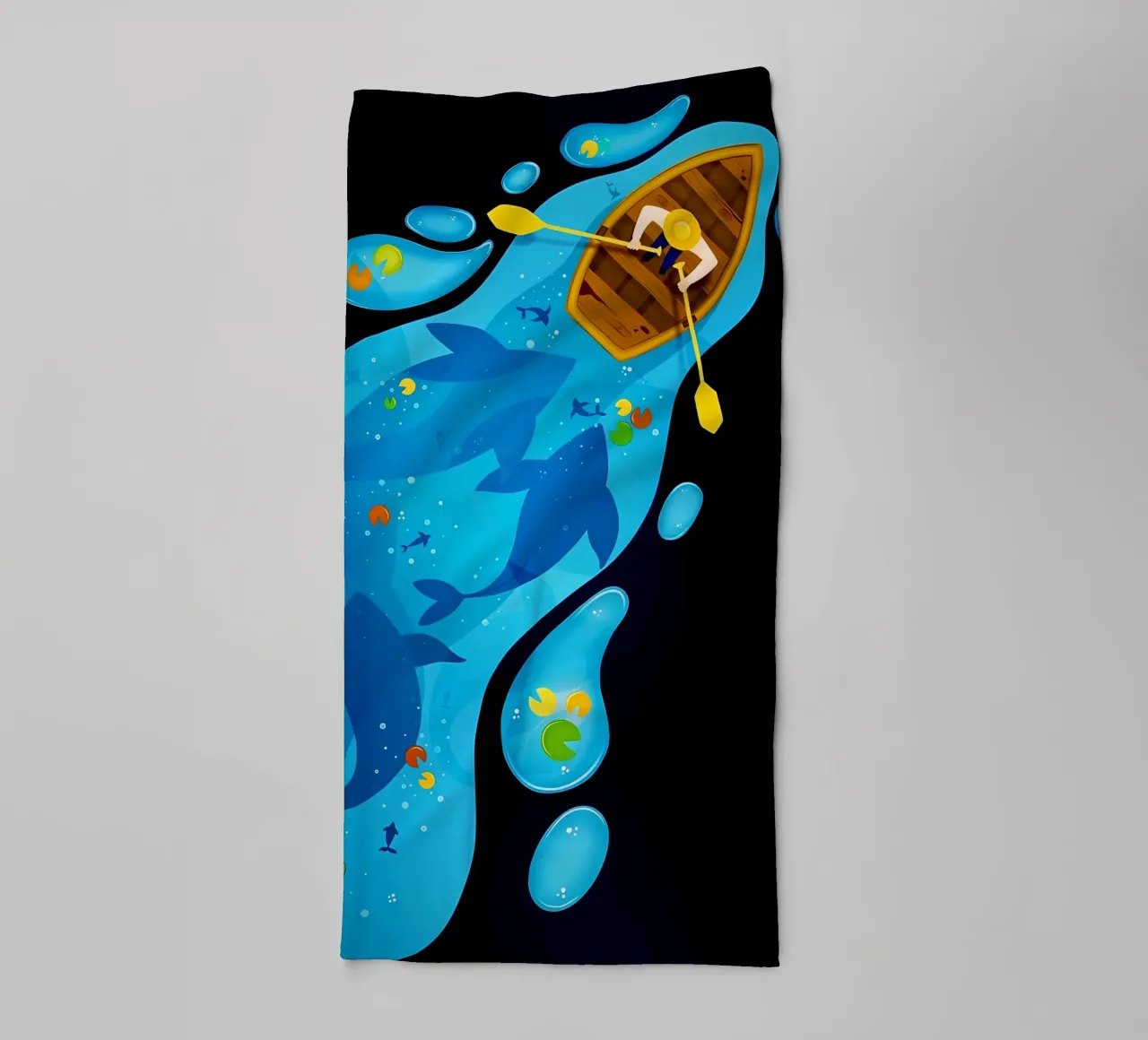 paysage serviette de bain de khoaimi