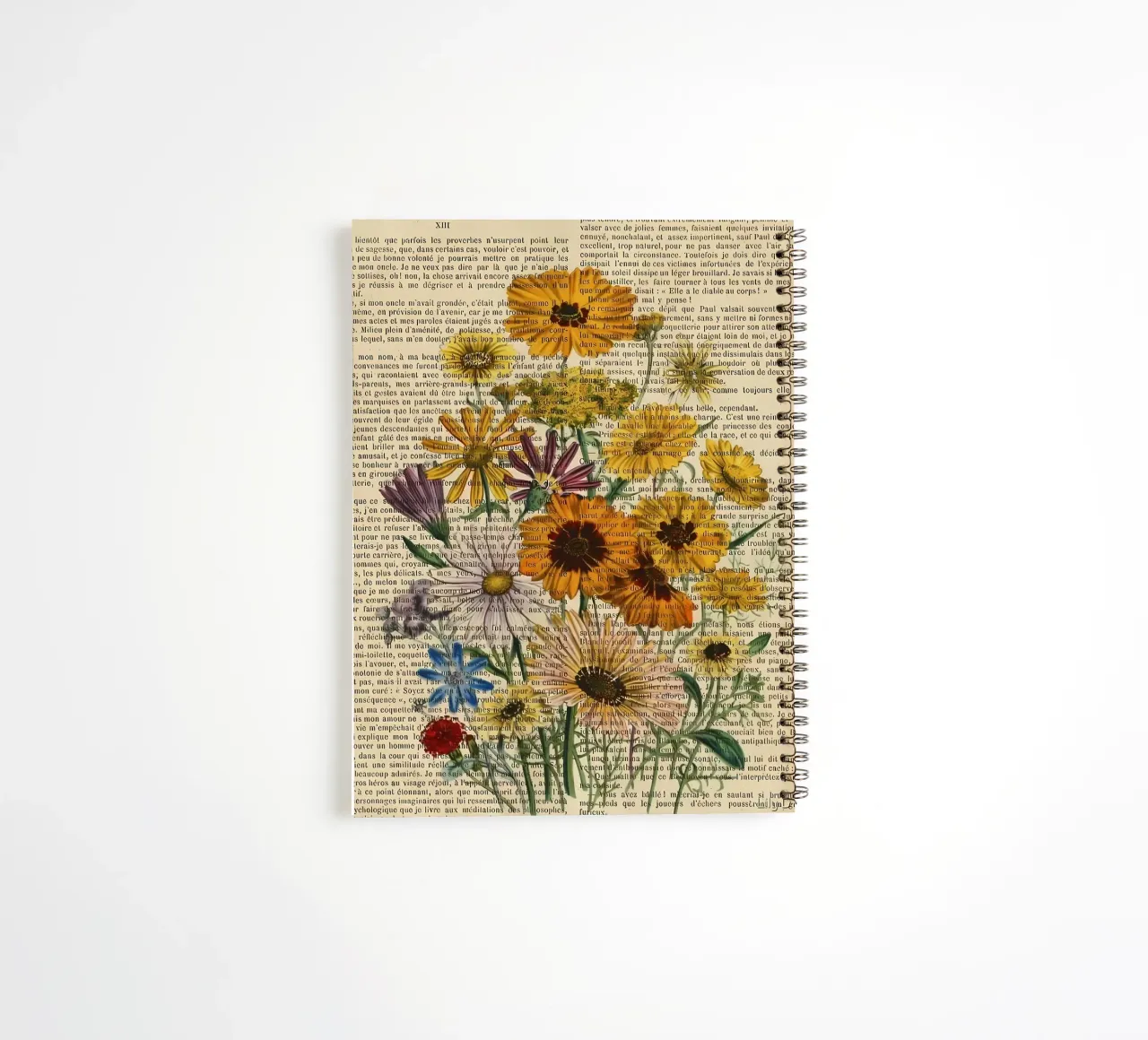 Flower book spiral notebook by mitaco