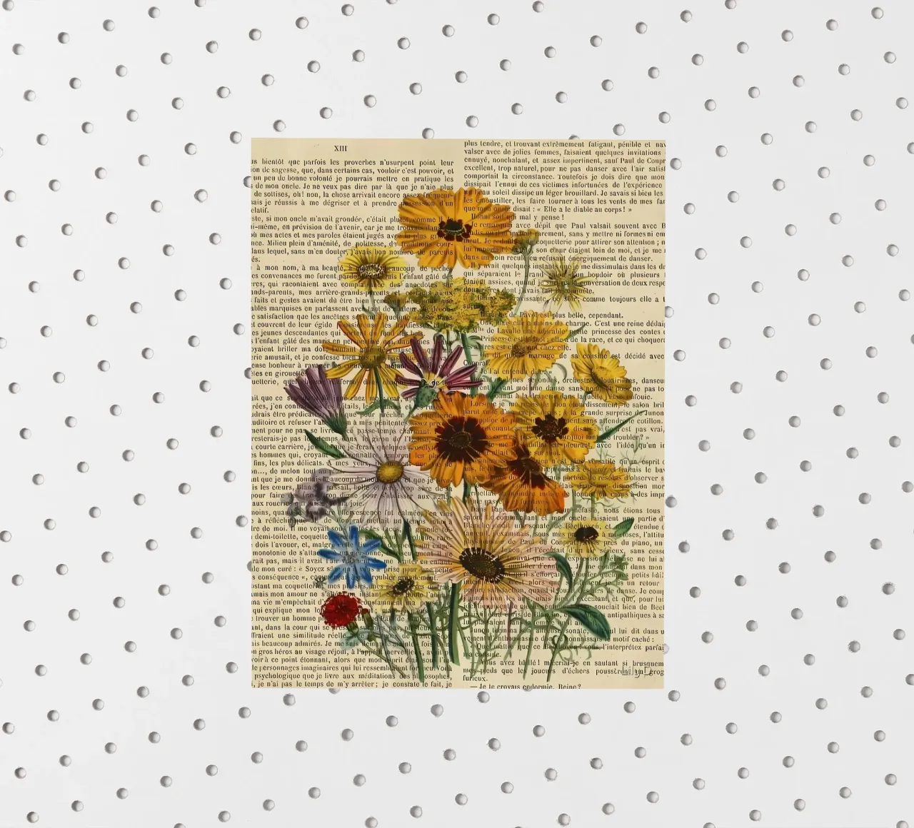 Libro dei fiori adesivo da mitaco