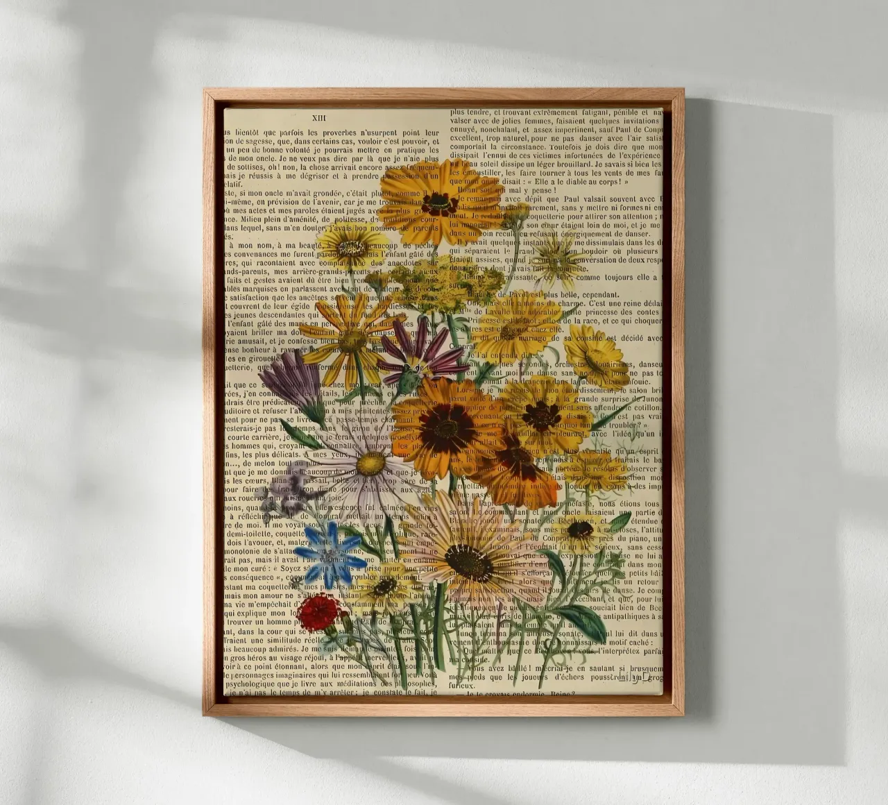 Flower book canvas by mitaco