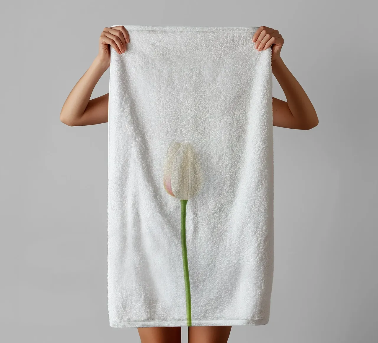 bloemenminimum badhanddoek van mazzihanq