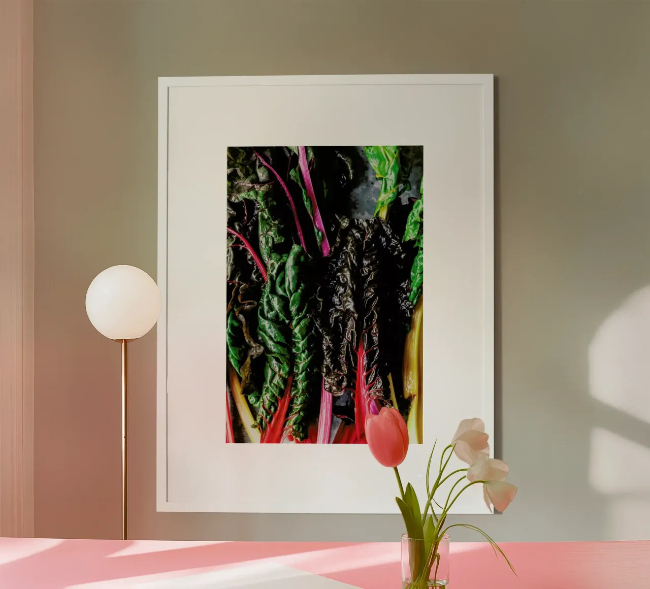 Bunter Mangold poster con telaio in plastica da Eat this