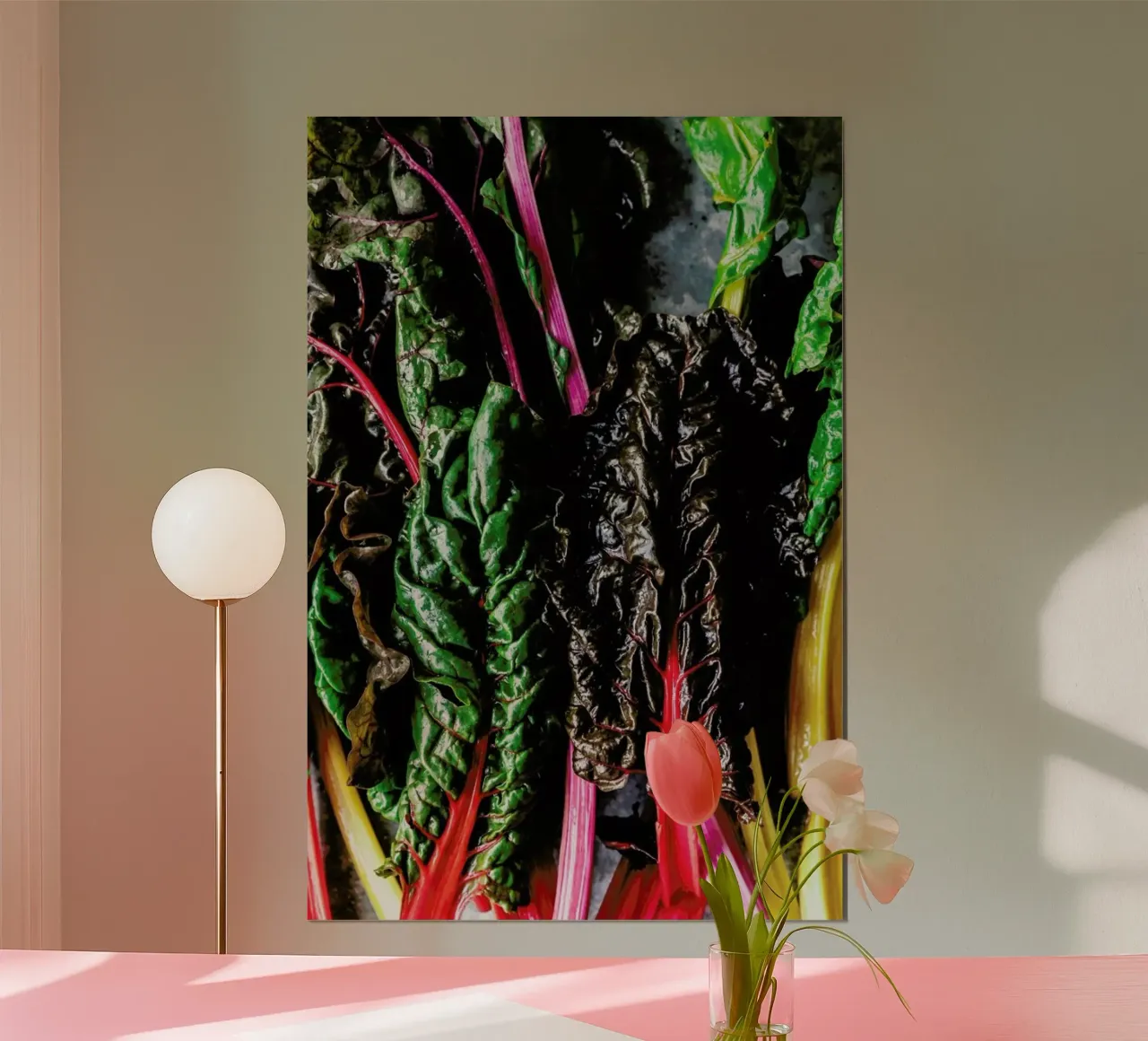 Bunter Mangold poster con telaio in plastica da Eat this