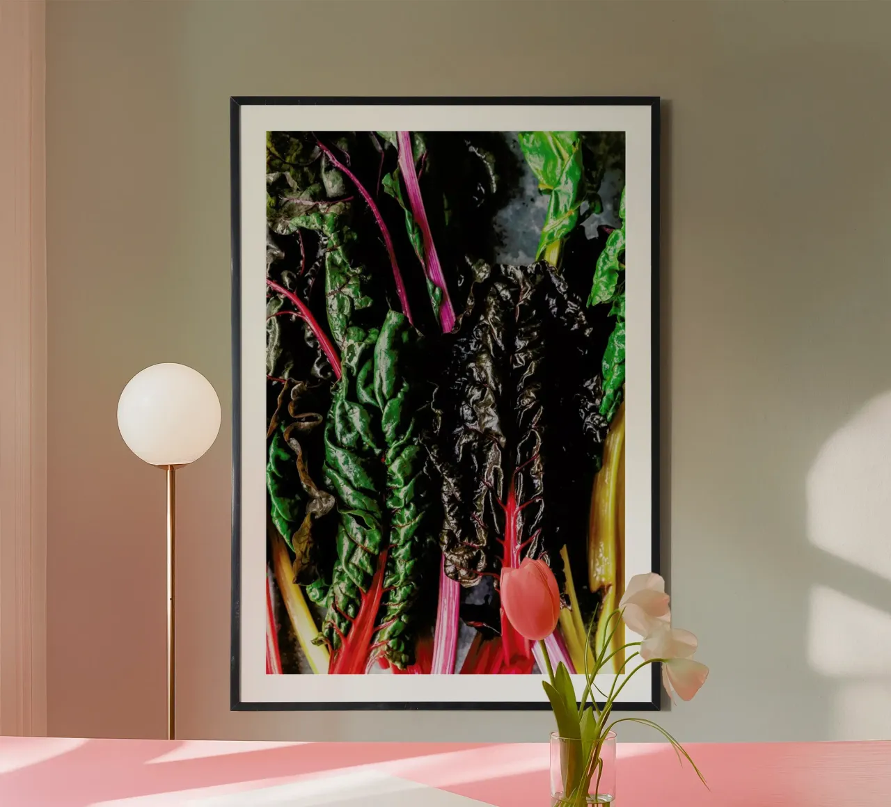 Bunter Mangold poster con telaio in plastica da Eat this