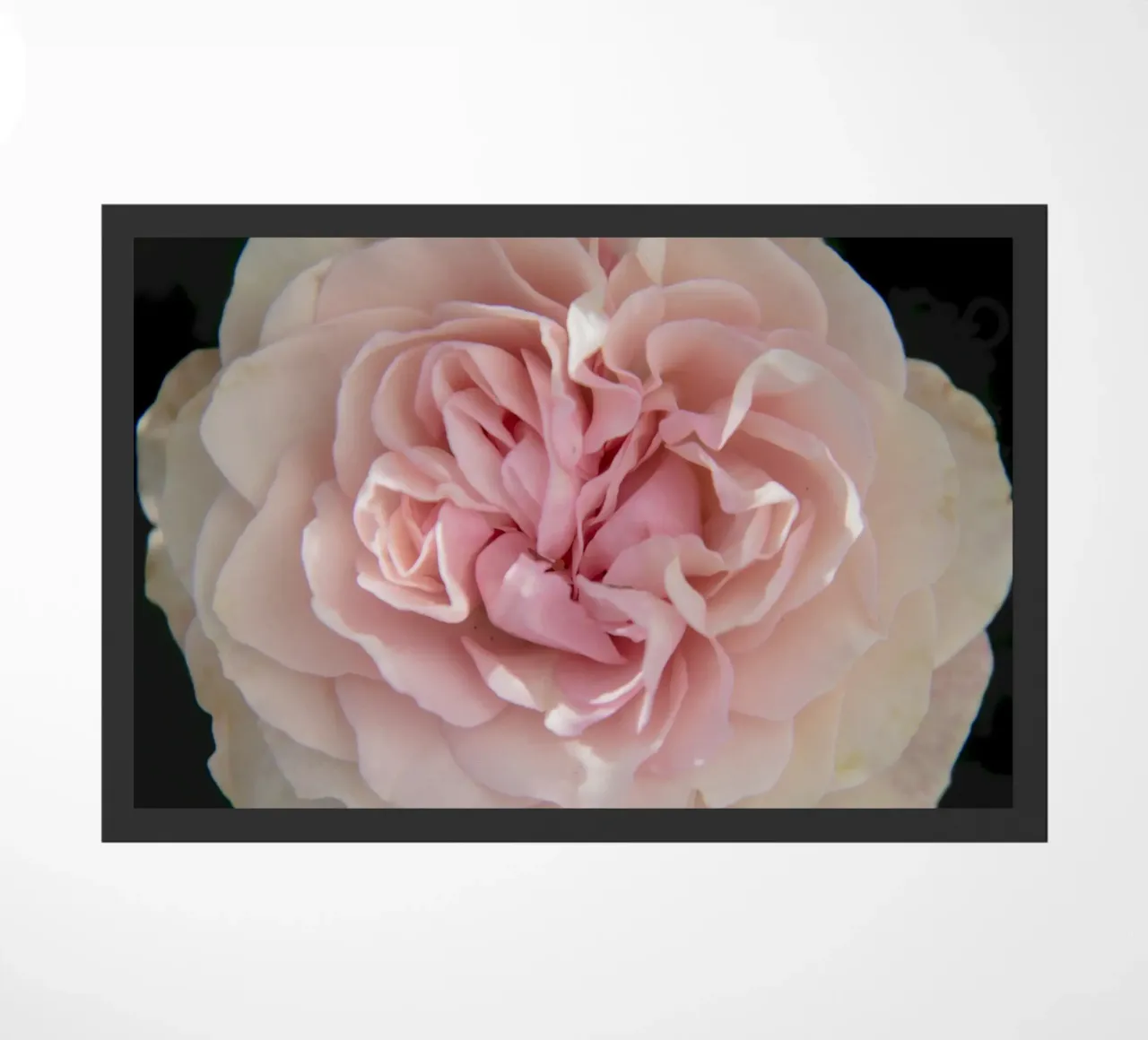 Lichtroze deurmat van Teresa André