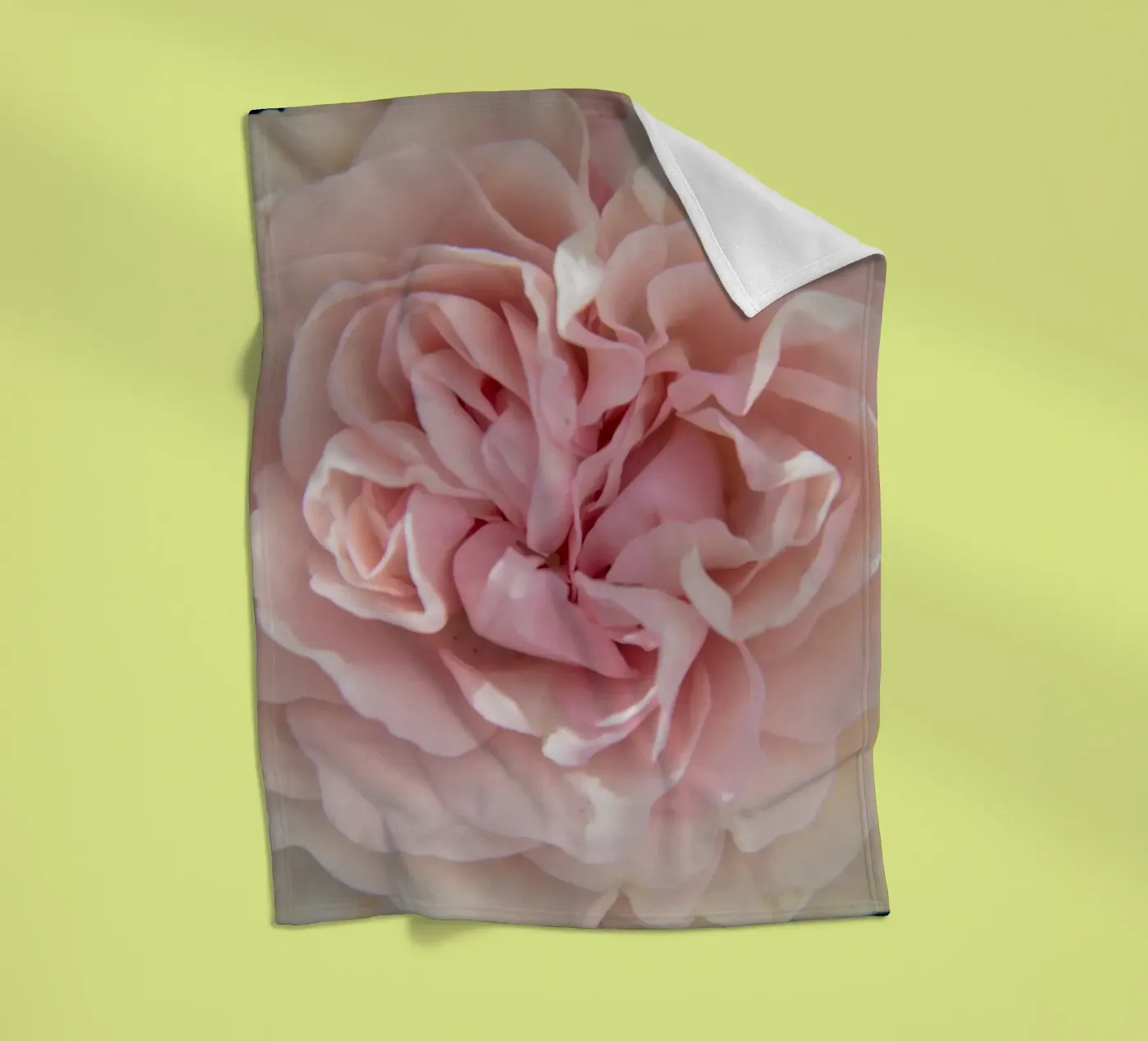 Blassrosa Fleecedecke von Teresa André