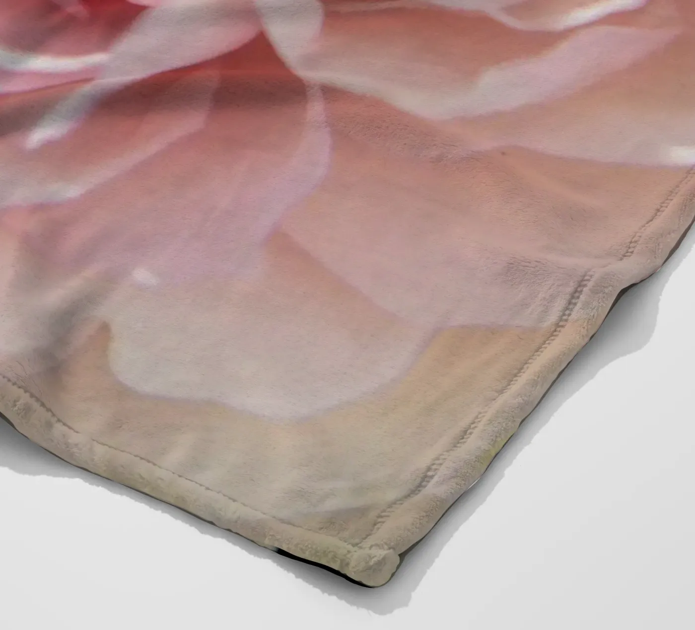 Blassrosa Fleecedecke von Teresa André