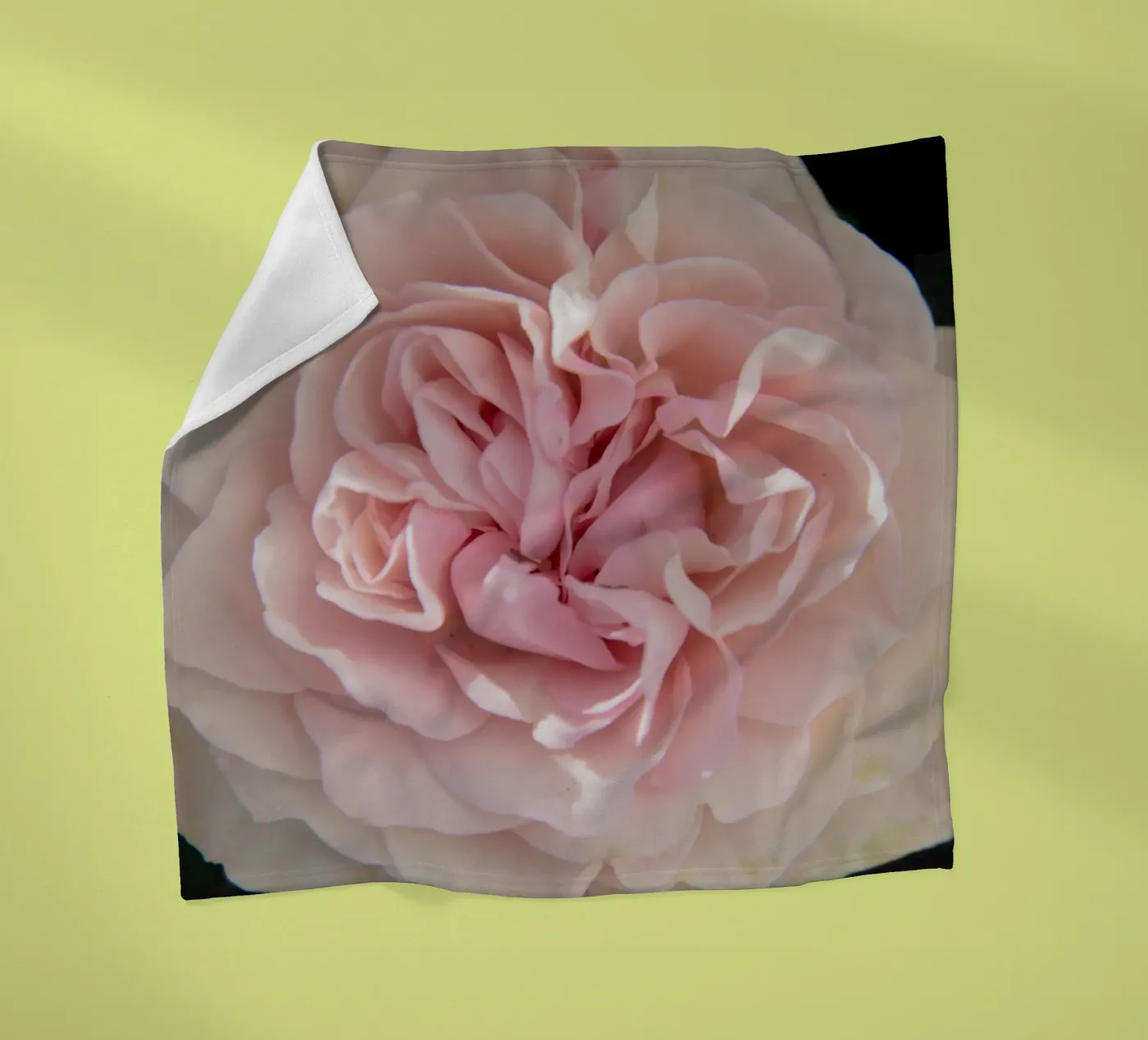 Blassrosa Fleecedecke von Teresa André
