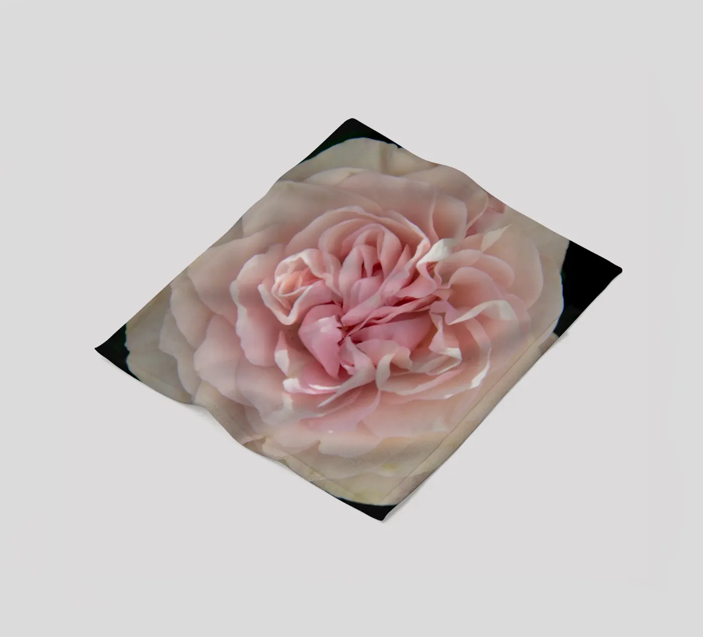 Blassrosa Fleecedecke von Teresa André