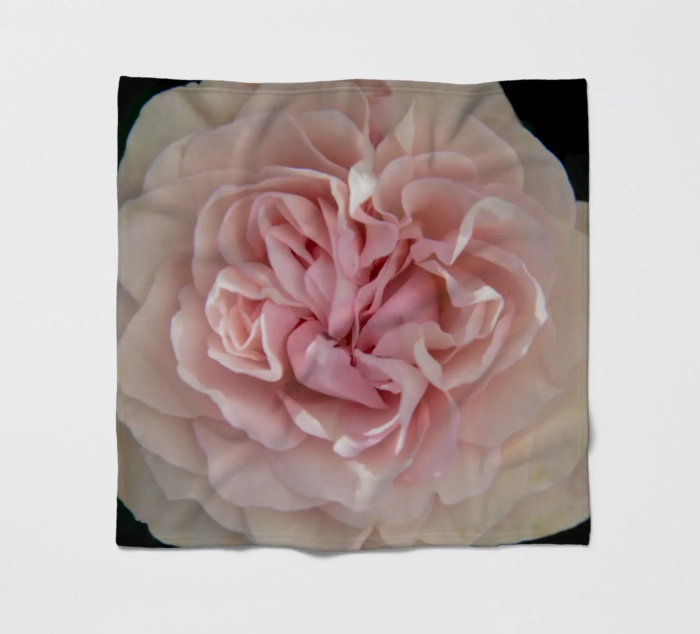 Blassrosa Fleecedecke von Teresa André