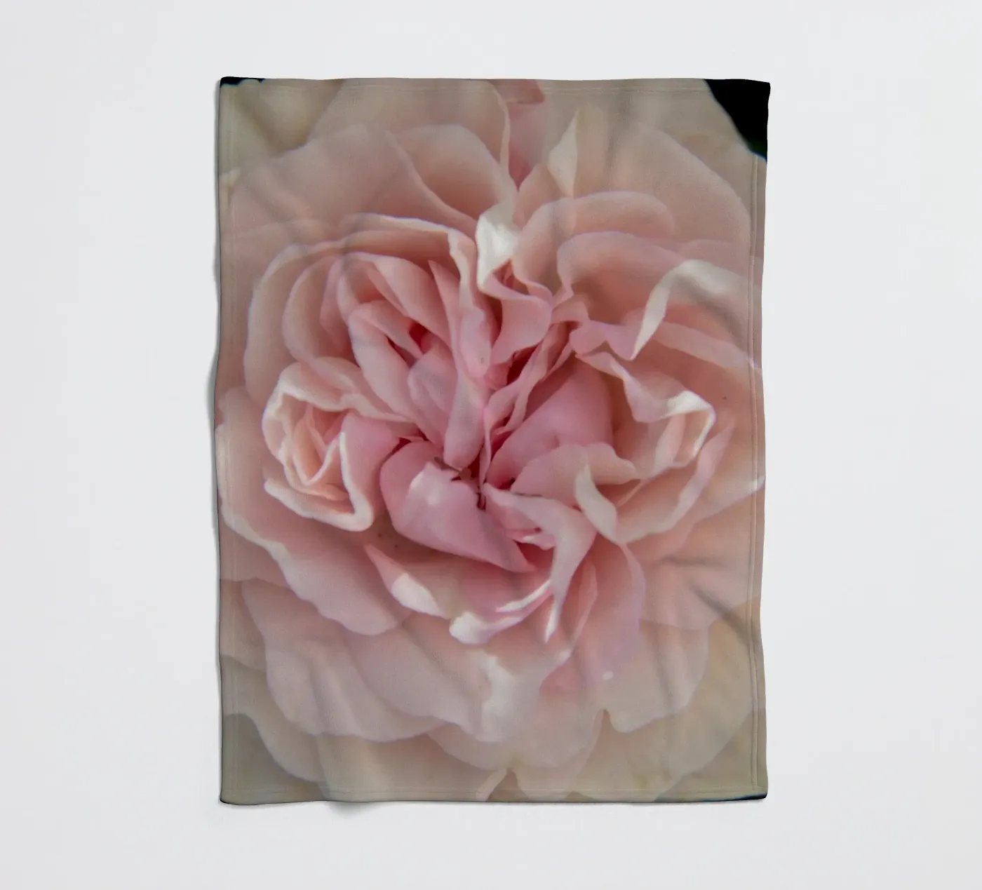 Blassrosa Fleecedecke von Teresa André