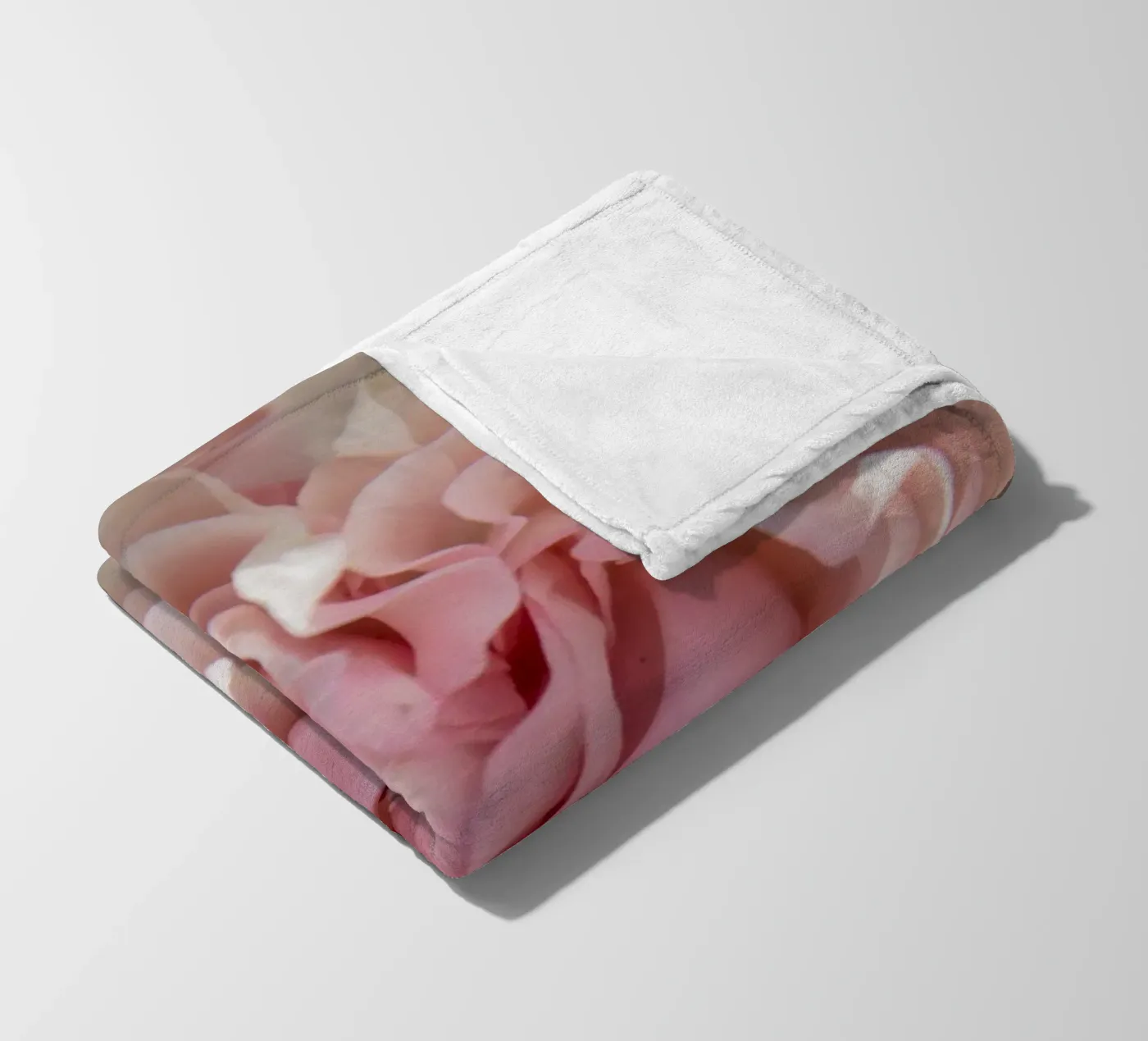 Blassrosa Fleecedecke von Teresa André