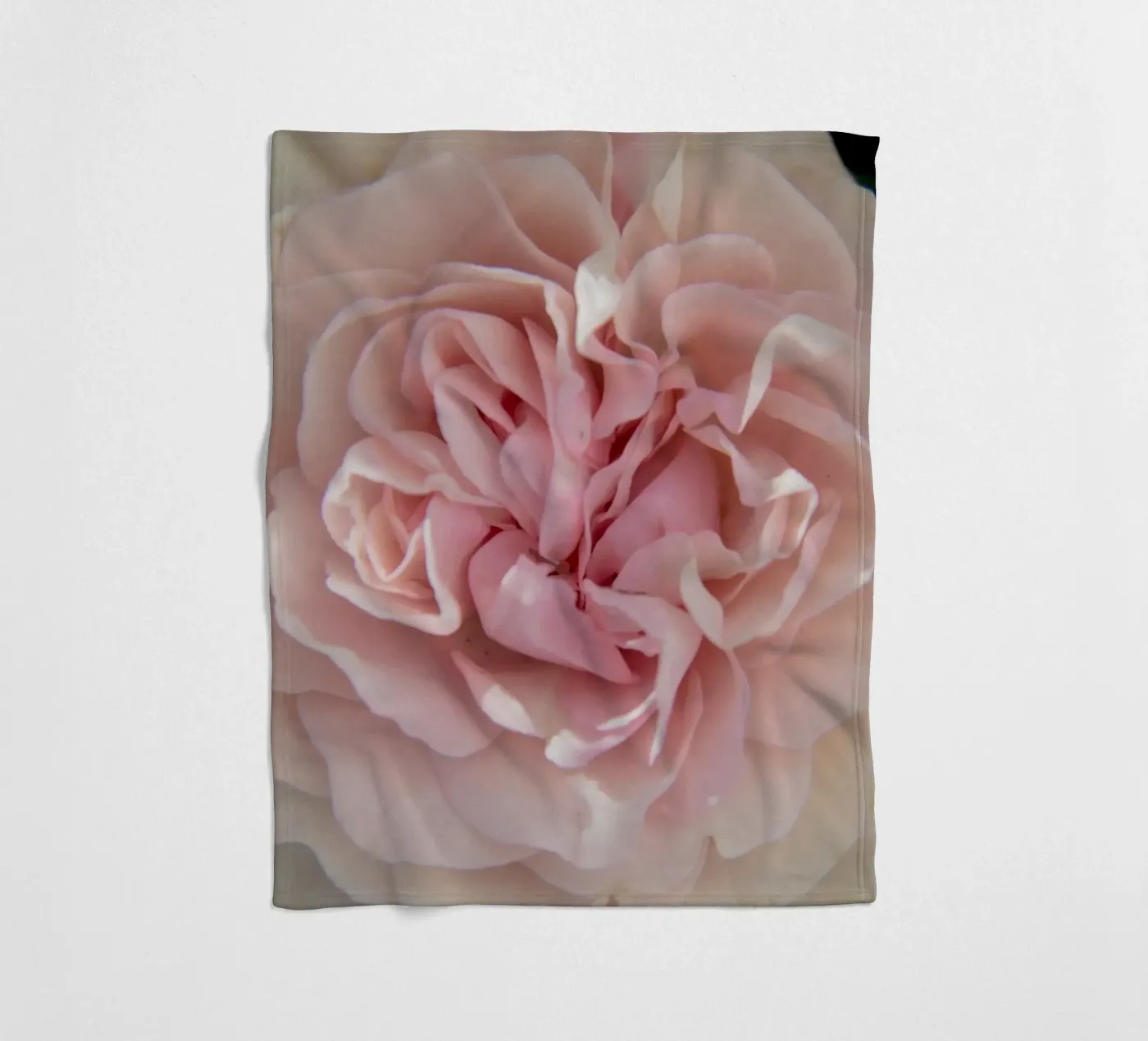 Blassrosa Fleecedecke von Teresa André