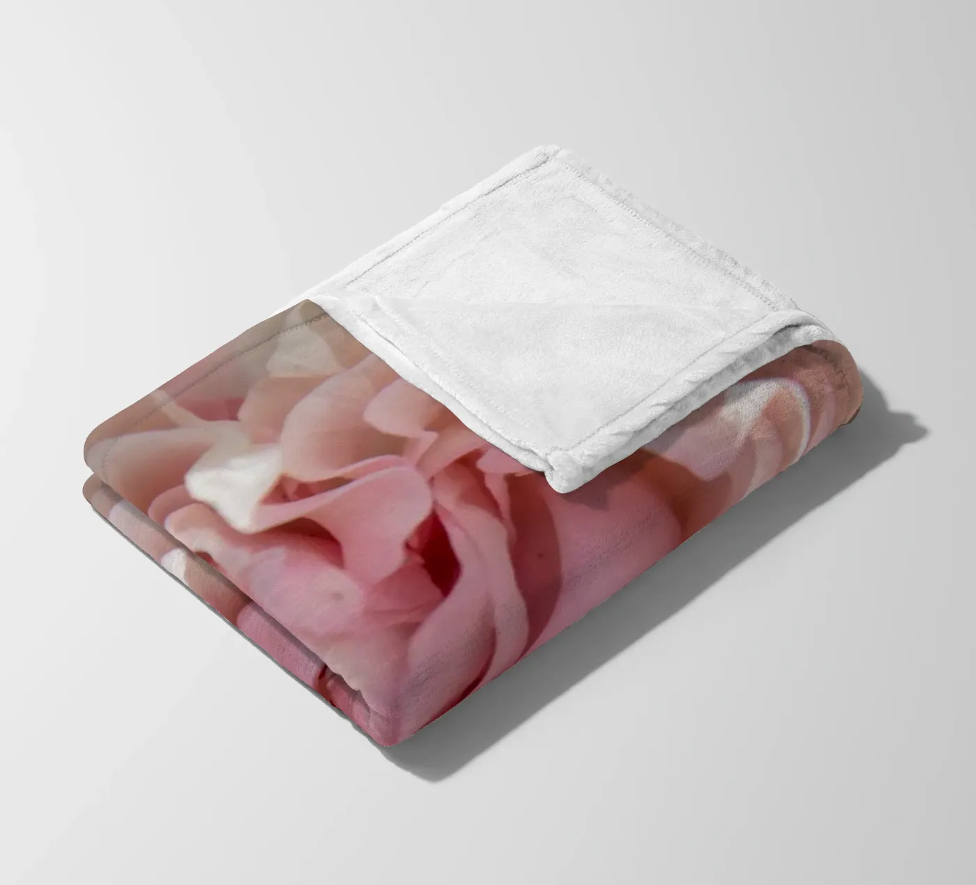 Blassrosa Fleecedecke von Teresa André