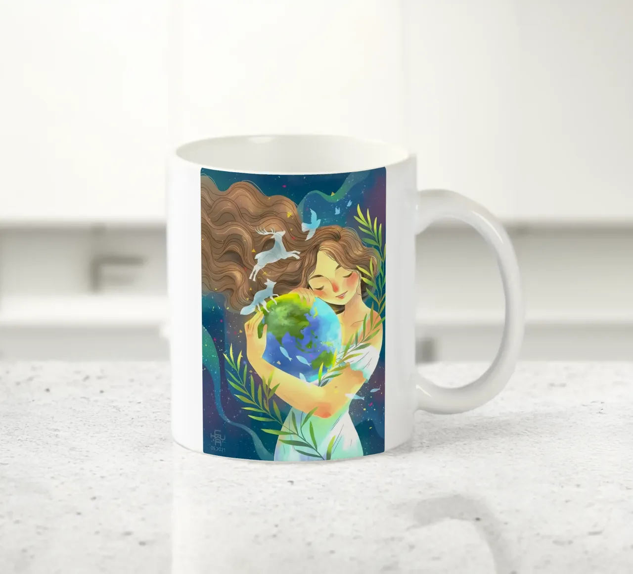 amore per la terra tazza in ceramica da khoaimi