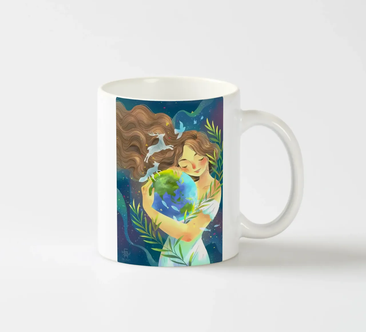amore per la terra tazza in ceramica da khoaimi