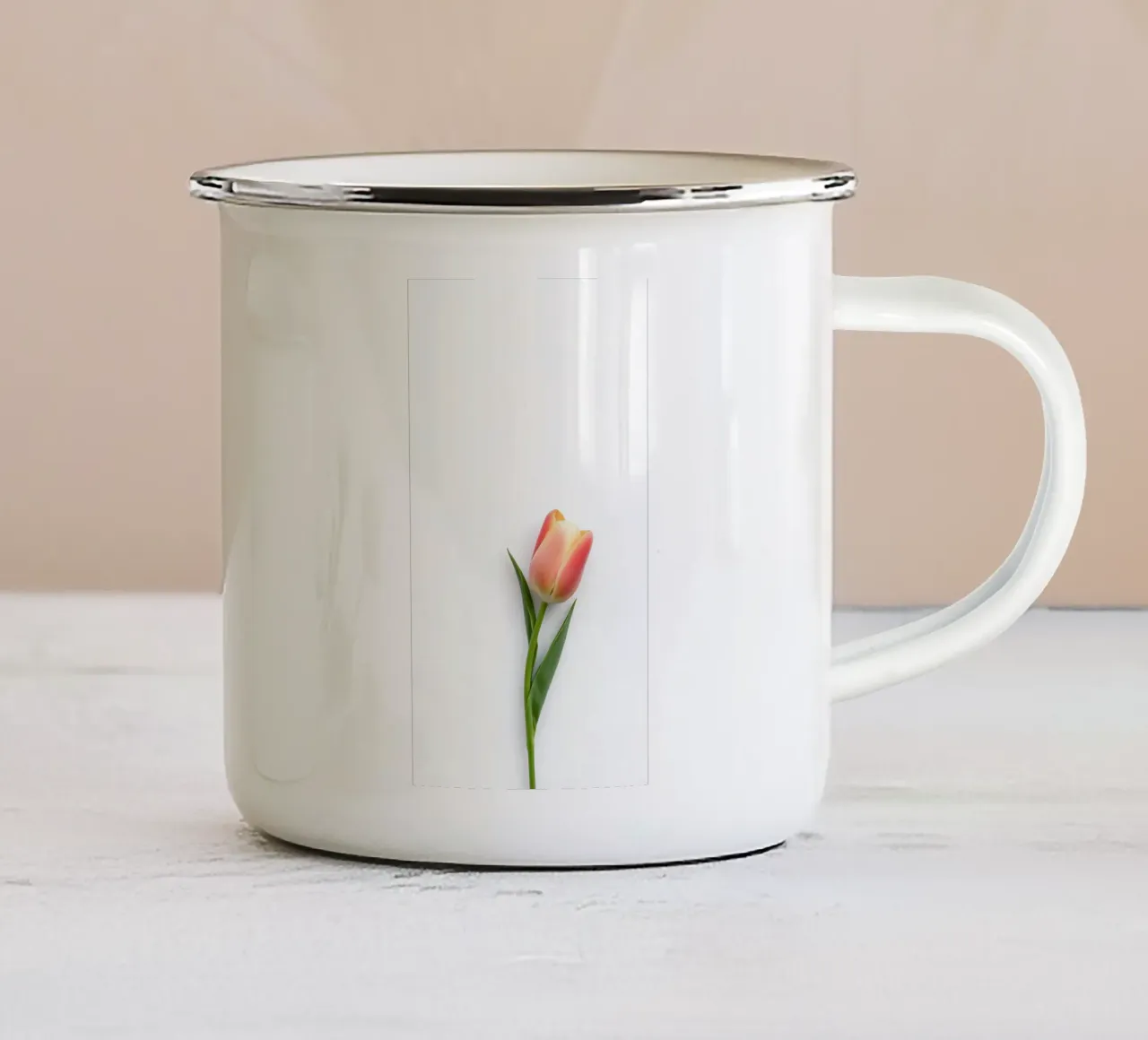 fiore minimale tazza in smalto da mazzihanq