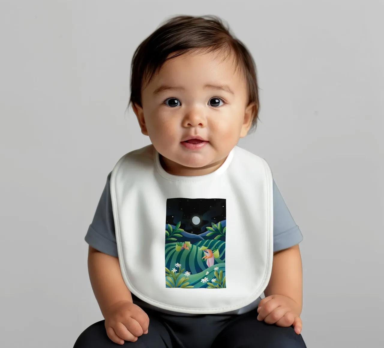 Maggie Stephenson - Making Pictures baby bib by khoaimi
