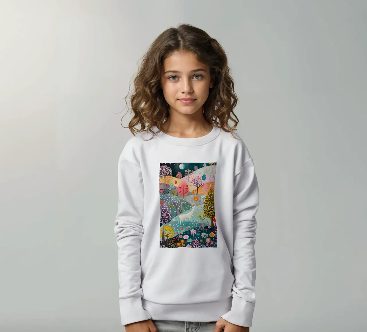 paesaggio felpa bambino da mitom