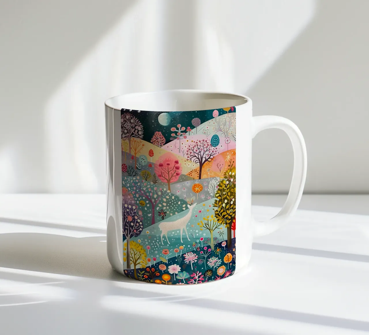 paesaggio tazza in ceramica da mitom