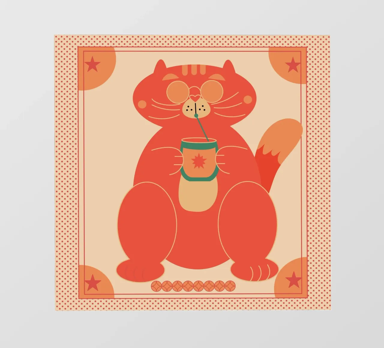 Fat Cat telo in pvc da Dharma