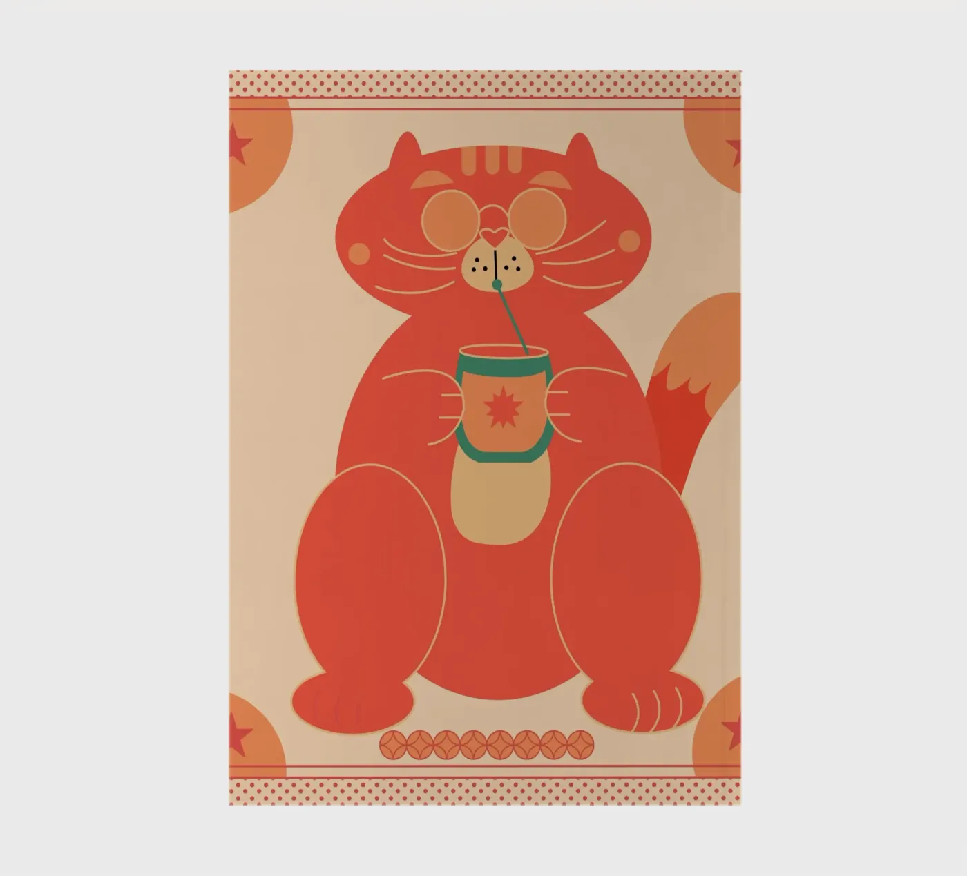 Fat Cat notebook by Dharma