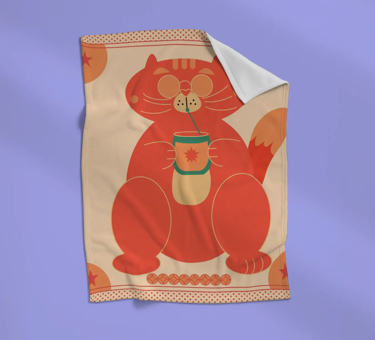 Fat Cat coperta in pile da Dharma