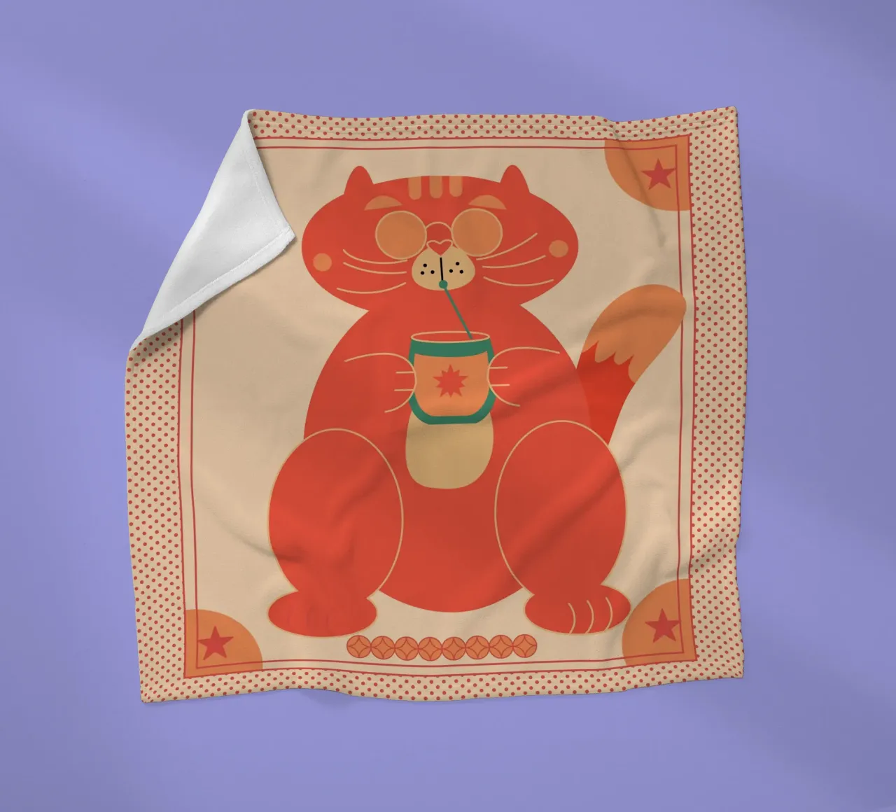 Fat Cat coperta in pile da Dharma