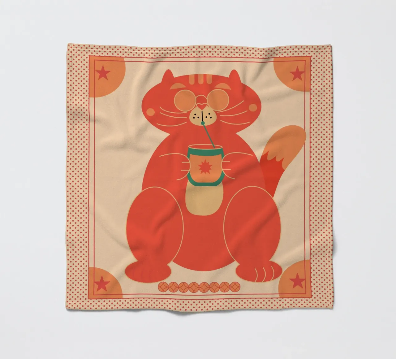 Fat Cat coperta in pile da Dharma