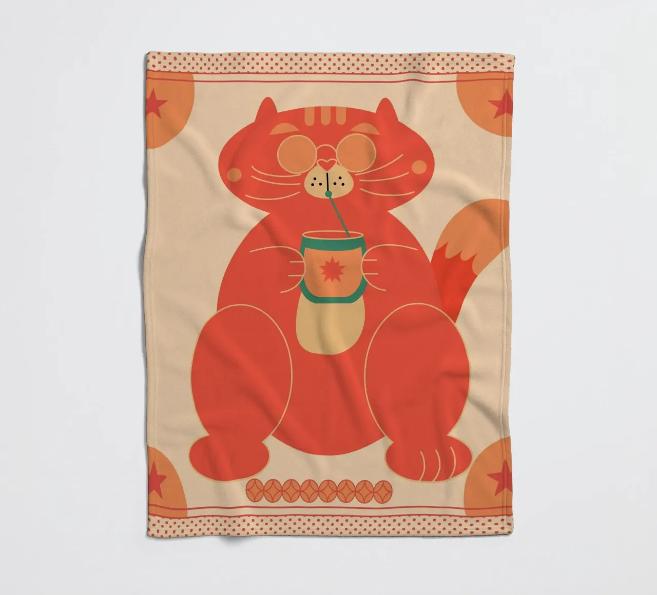 Fat Cat coperta in pile da Dharma