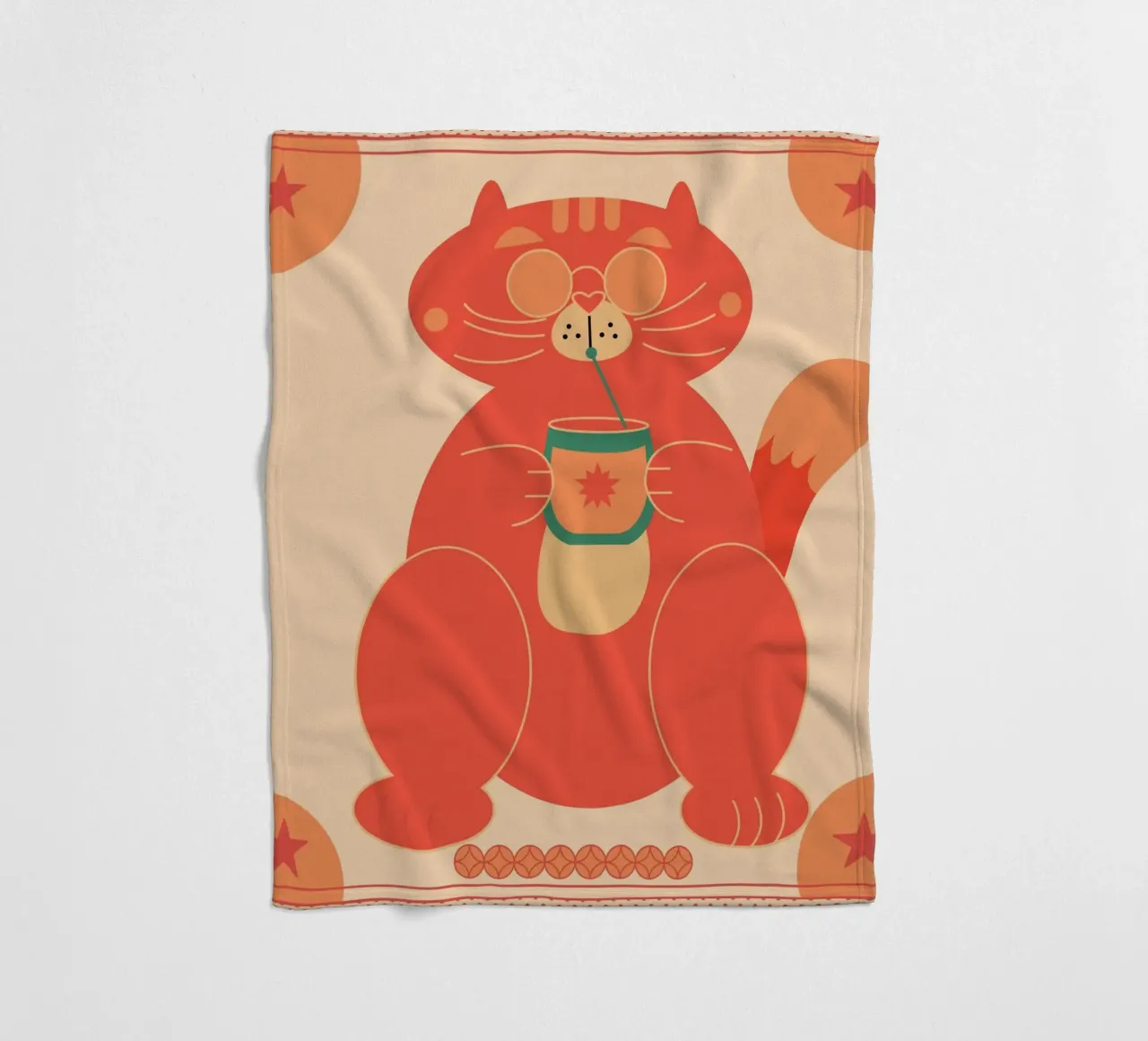 Fat Cat coperta in pile da Dharma