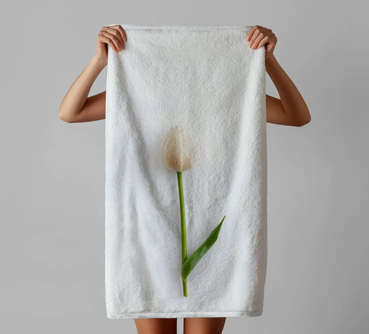 bloemenminimum badhanddoek van mazzihanq