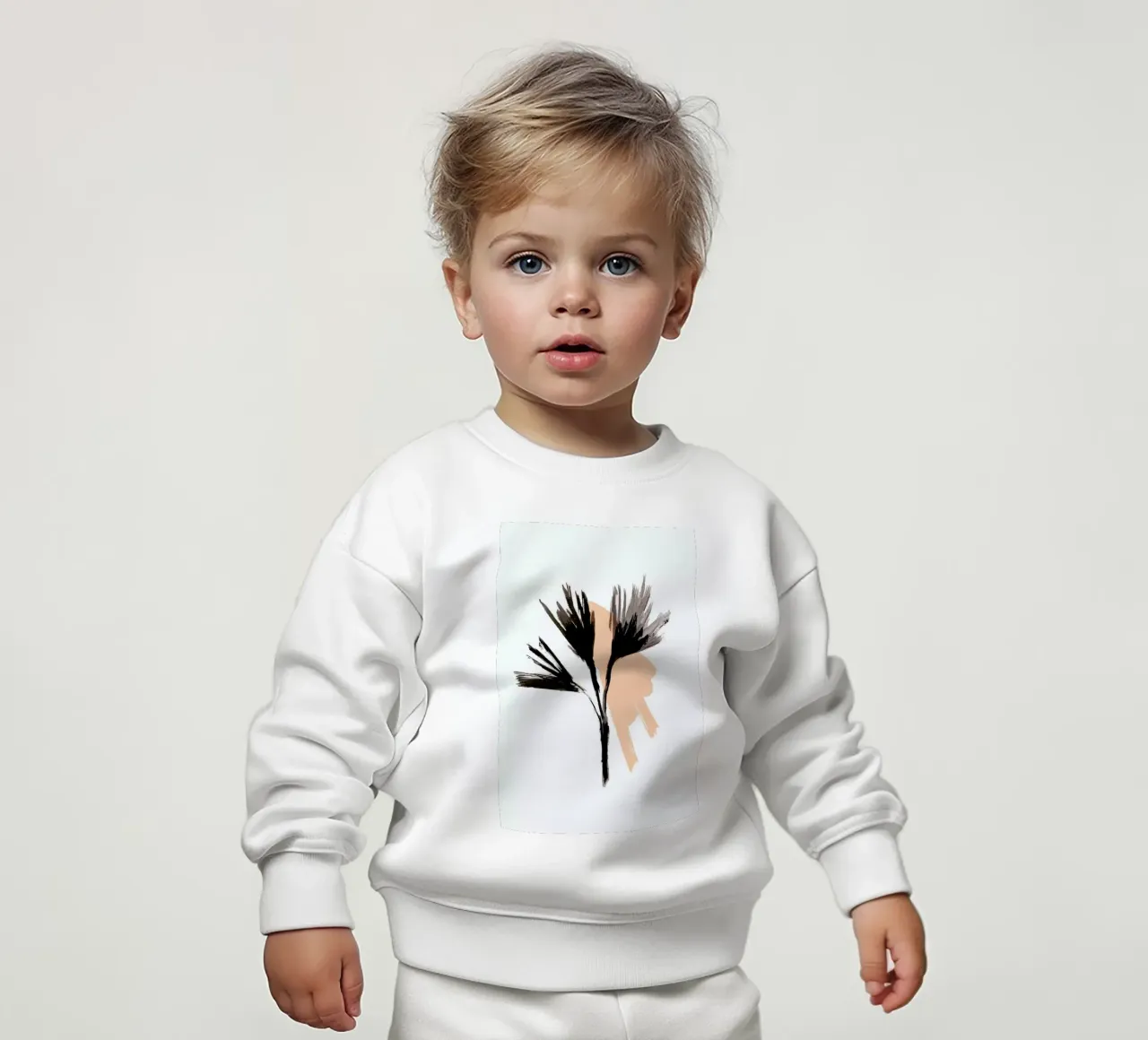 Palm Tree 4 baby sweatshirt van Farina Kuklinski