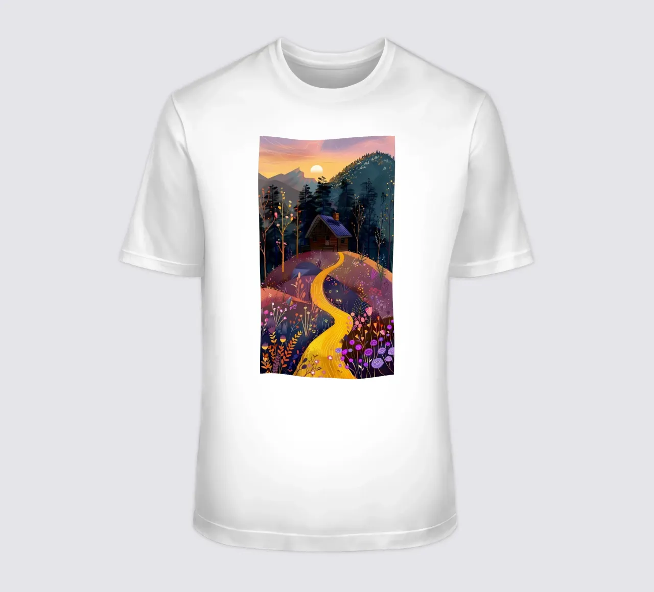 paesaggio t-shirt da mitom