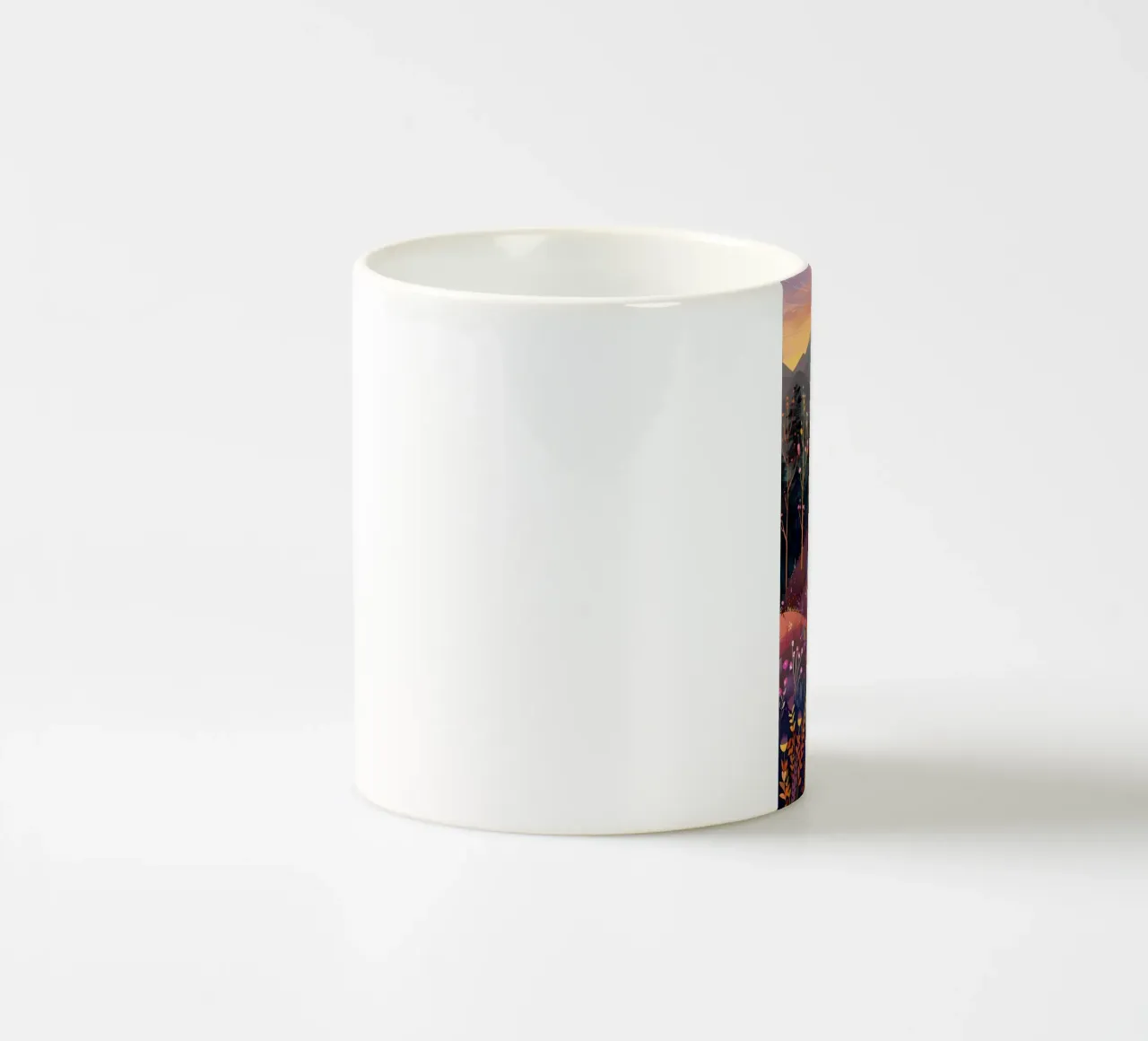 paesaggio tazza in ceramica da mitom