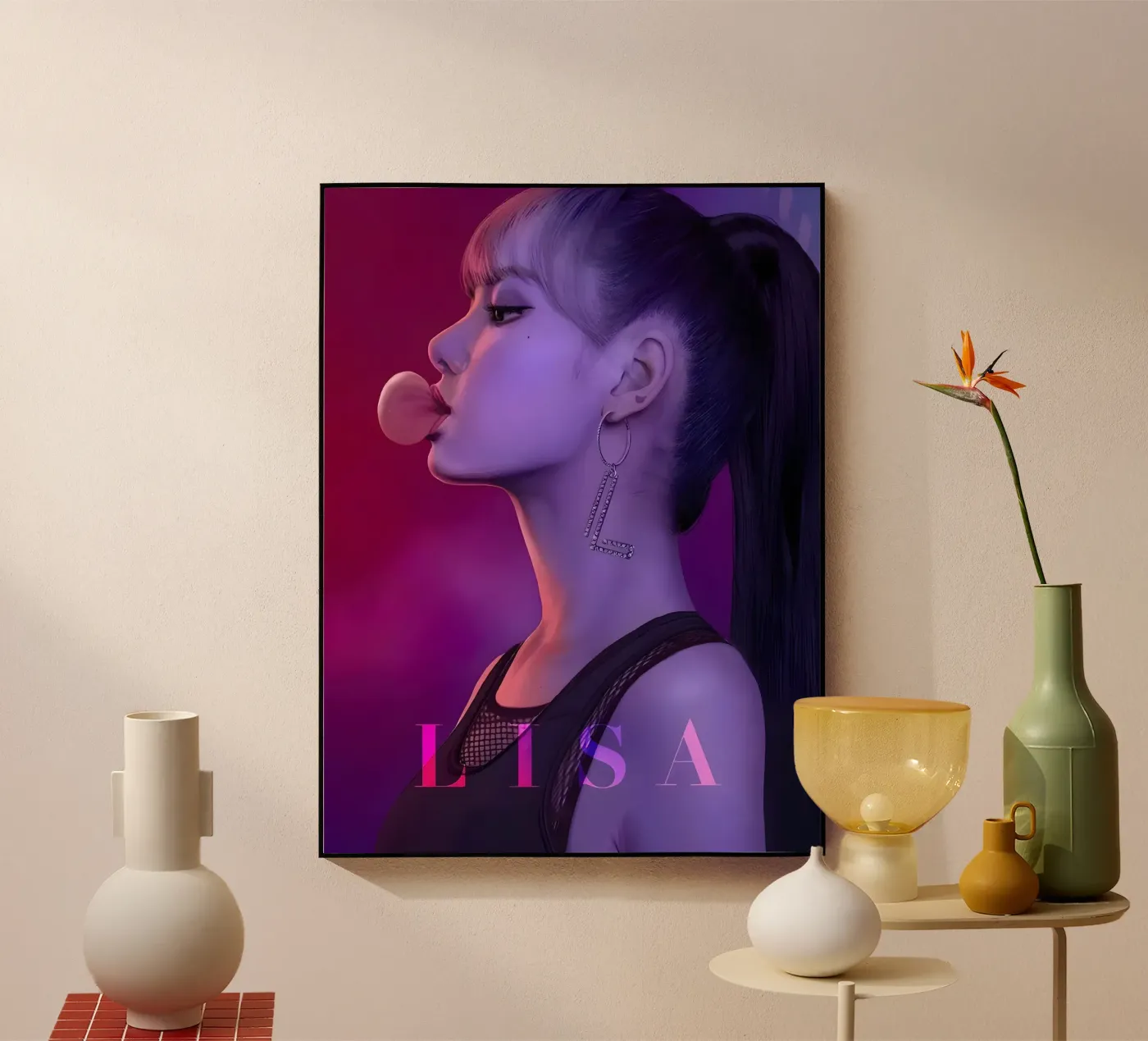 Lisa Blackpink plexiglass da khoaimi