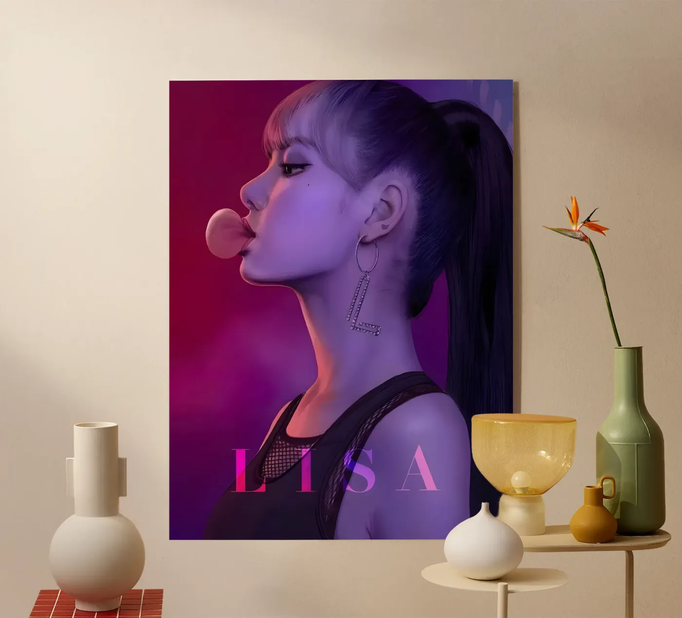 Lisa Blackpink plexiglass da khoaimi