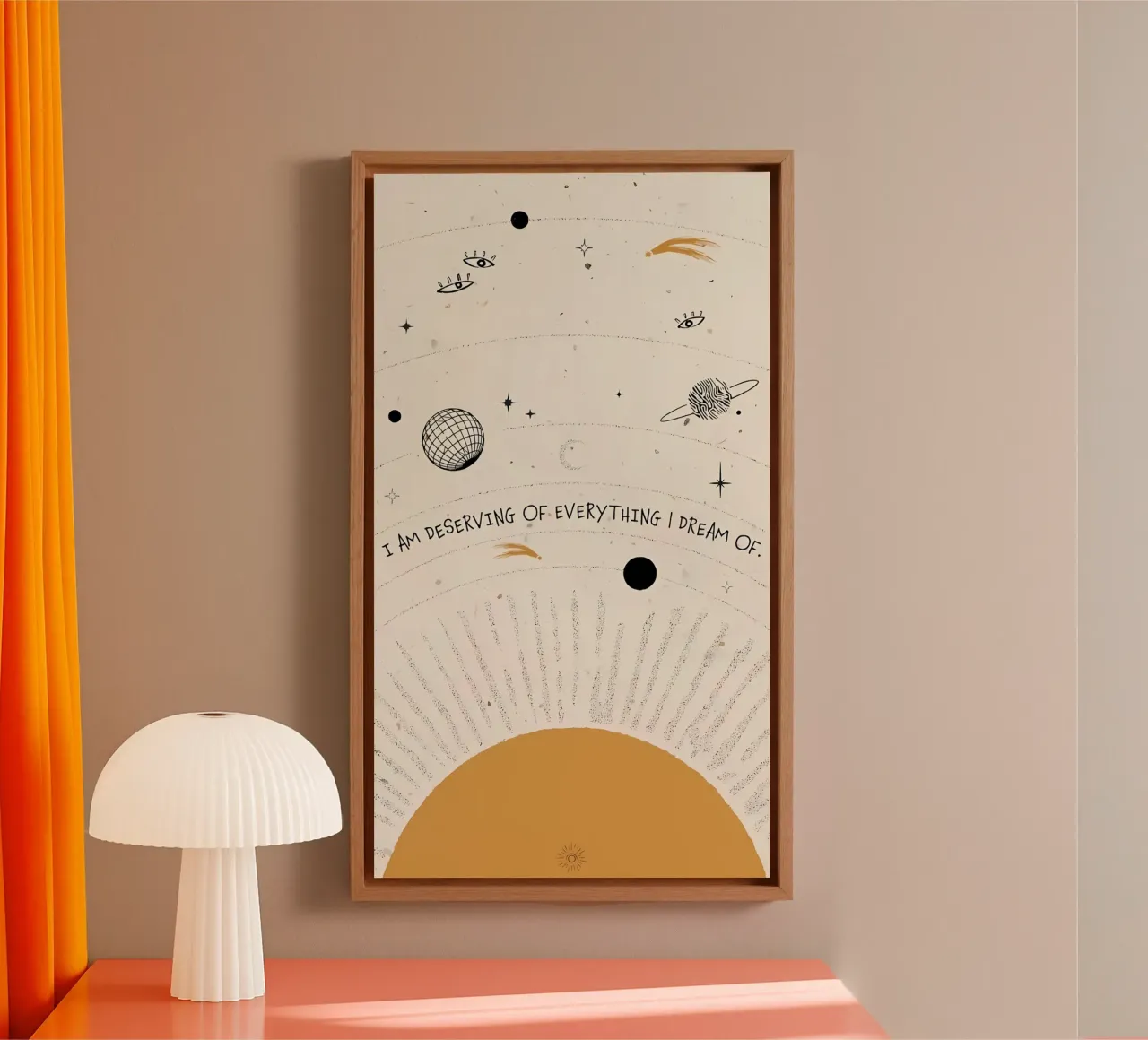 arte minimale tela con Cornice a cassetta da diadang