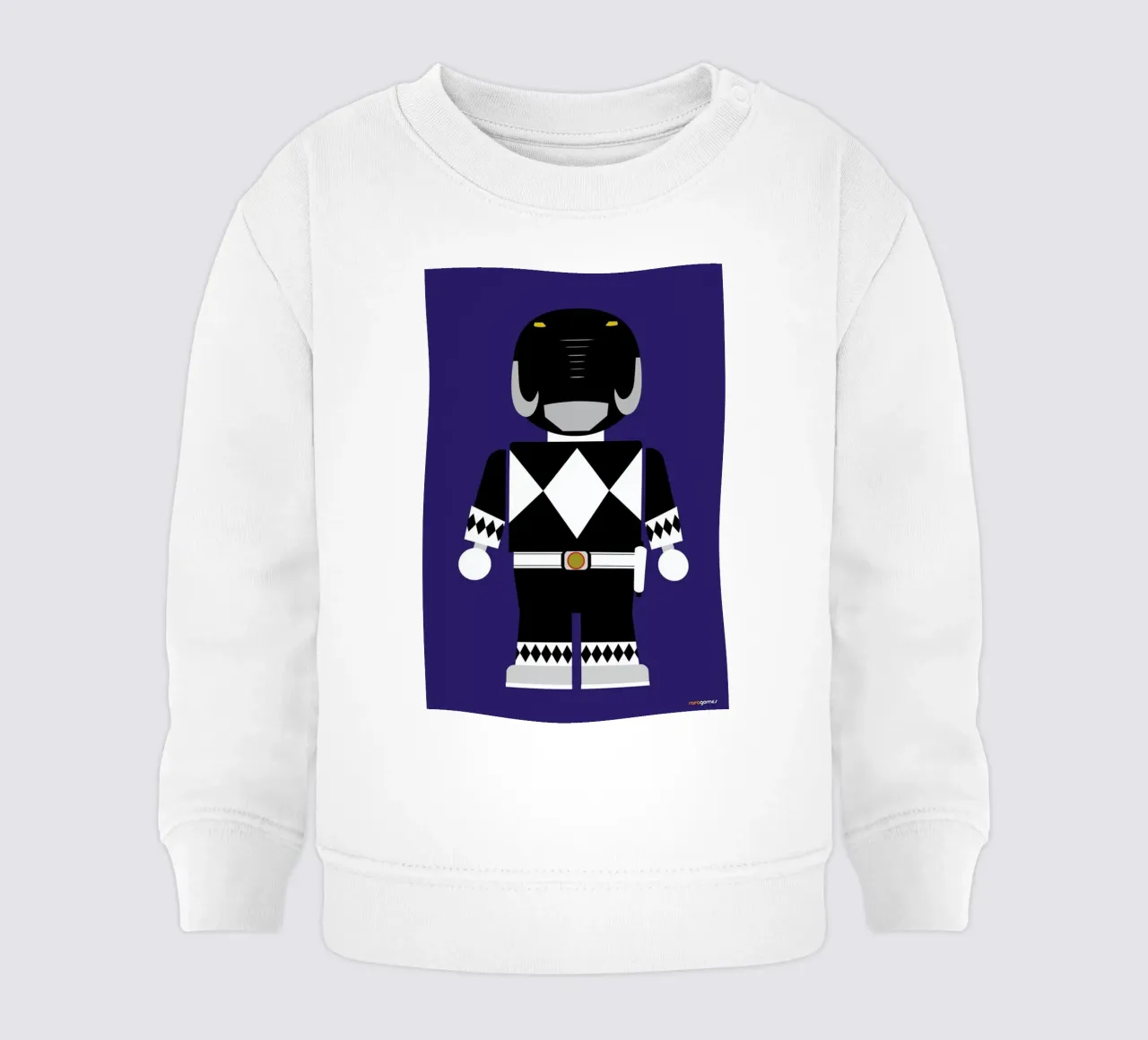 Power Ranger Toy Black felpa neonato da Rafa Gomes