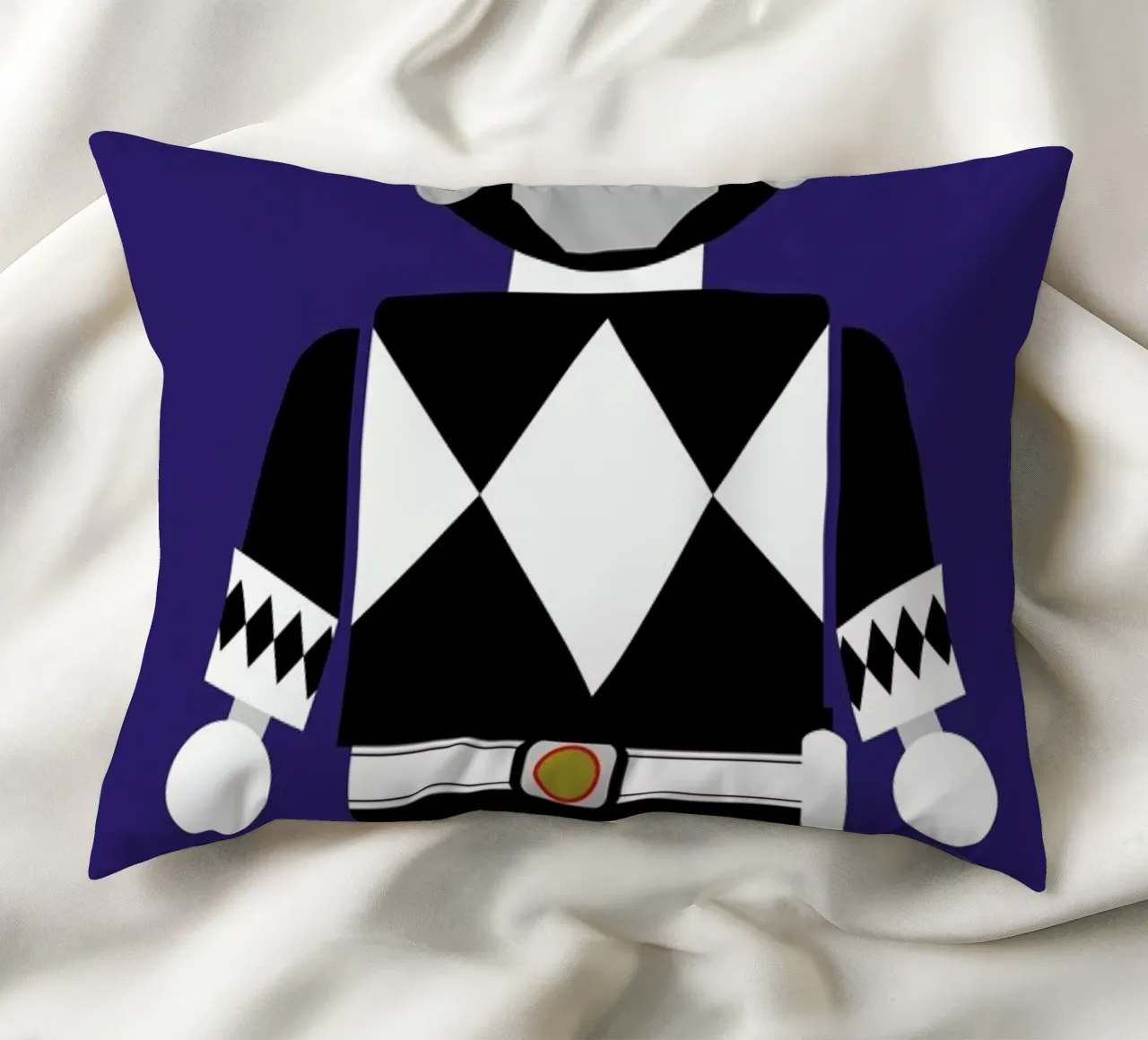 Power Ranger Toy Black cuscino da Rafa Gomes