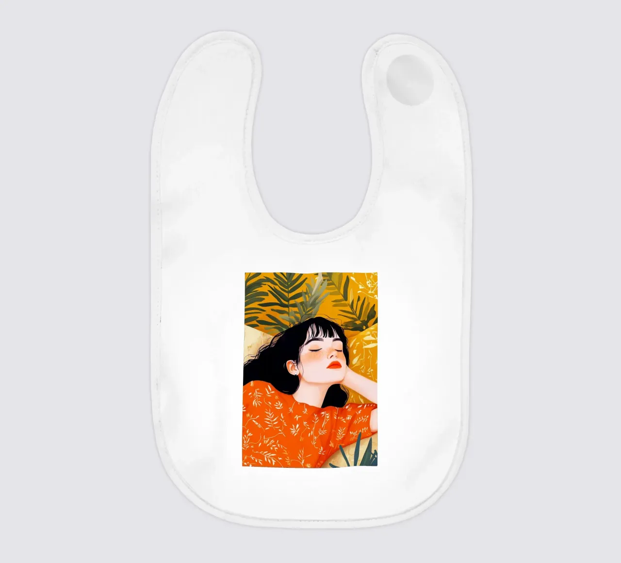 Sleep well baby bib by Justyna Jaszke JBJart