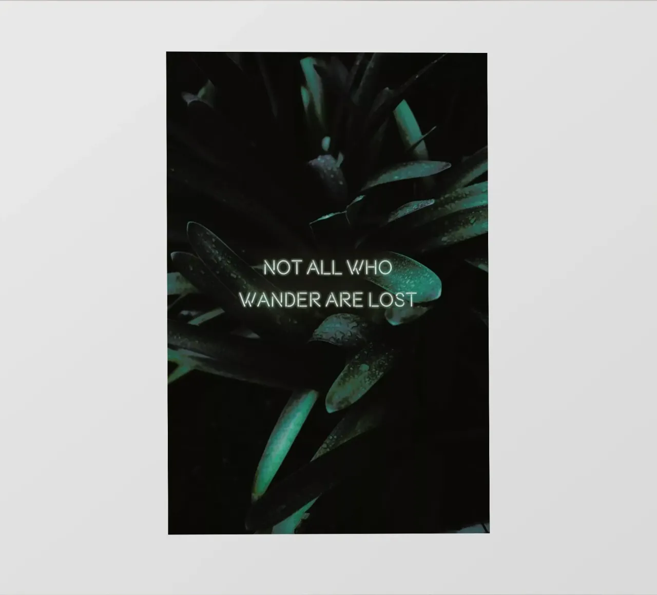 Not all who wander pellicola backlit da Oh Darling
