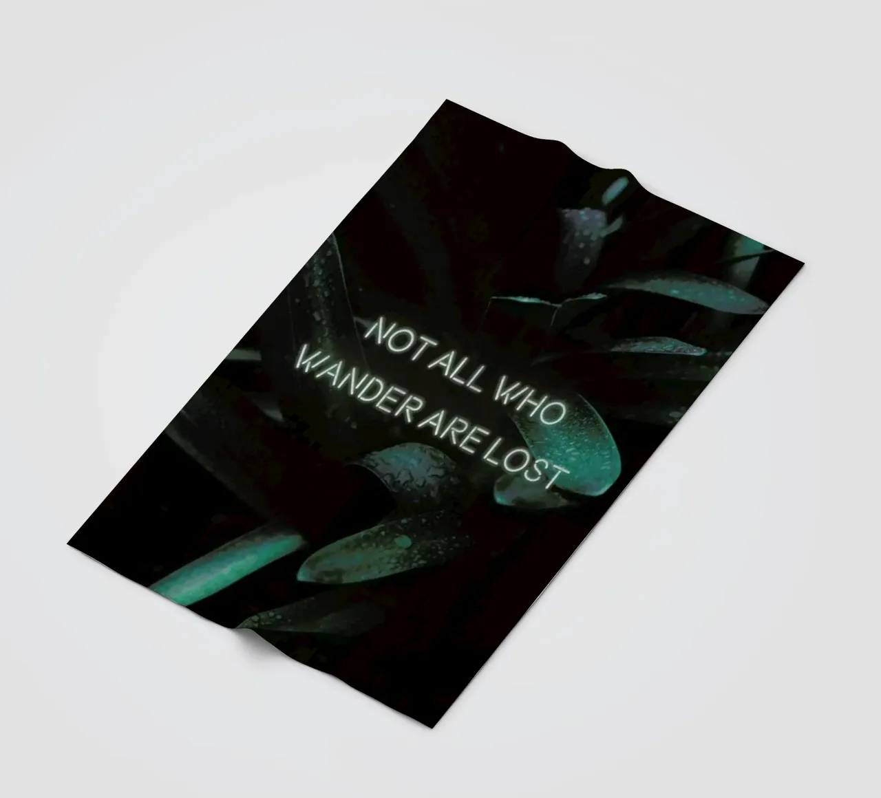 Not all who wander coperta in pile da Oh Darling