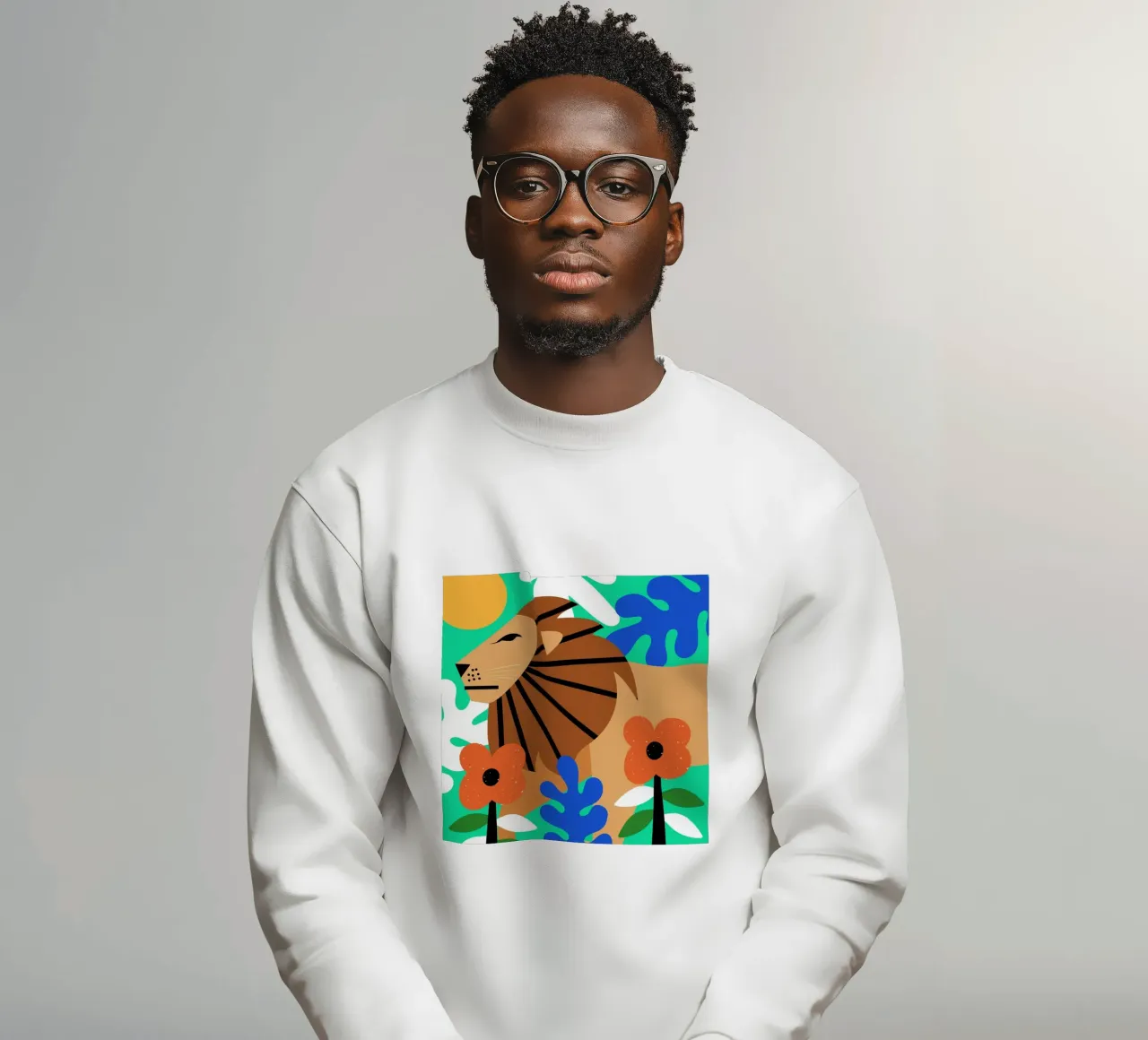 King of the Jungle sweatshirt by Dharma