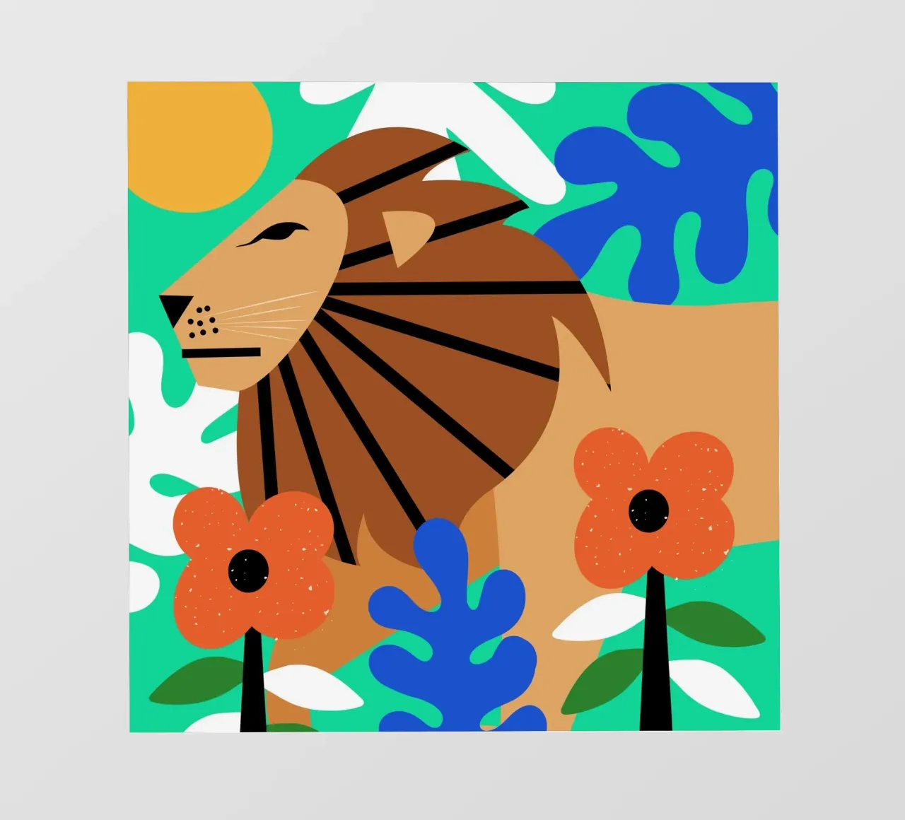 King of the Jungle telo in pvc da Dharma