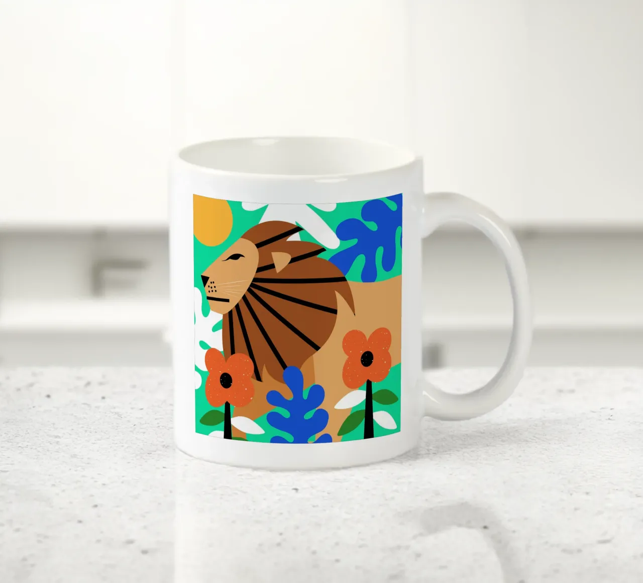 King of the Jungle tazza in ceramica da Dharma