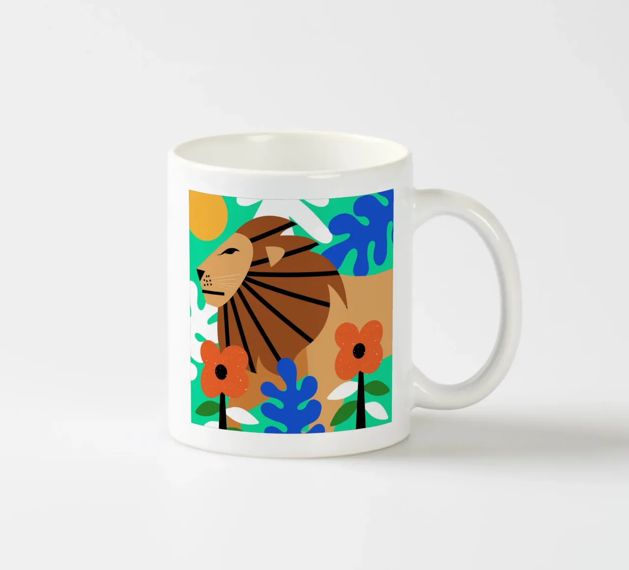King of the Jungle tazza in ceramica da Dharma