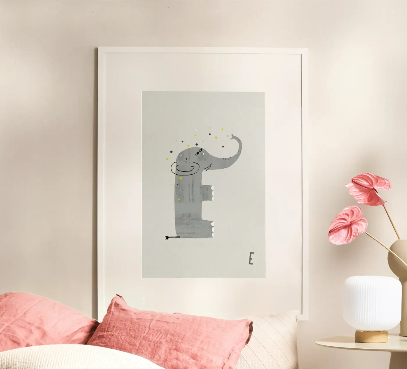 ABC Kids - E poster by typealive