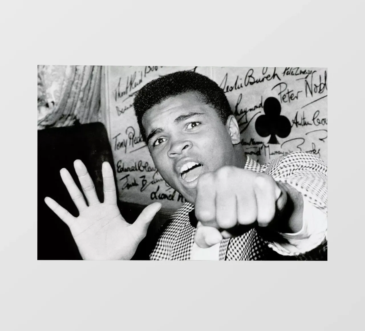 Muhammad Ali - The Greatest pellicola backlit da Gallery Print and Art Limited